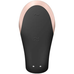 SATISFYER - DOUBLE LOVE LUXURY PARTNER VIBRATOR SCHWARZ